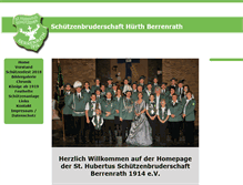 Tablet Screenshot of hubertus-berrenrath.de